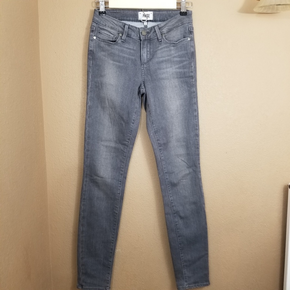 Paige || gray verdugo ultra skinny jeans